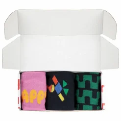 Lot de 3 Paires de Chaussettes Happy Coton Bio | Rose