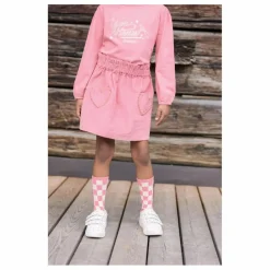 Lot de 2 Paires de Chaussettes Damier | Rose