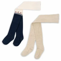 Lot de 2 Paires de Collants Cherry | Beige