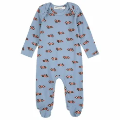 Lot Pyjama Lange et Bavoir Voitures | Bleu