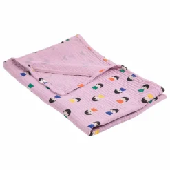 Lot Pyjama Lange et Bavoir Pions | Lilas