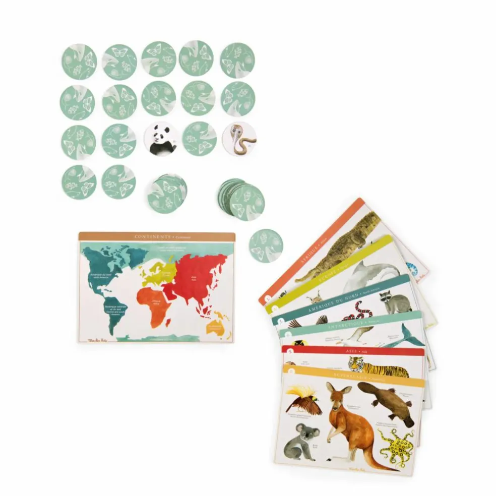 Loto des animaux Autour du monde
