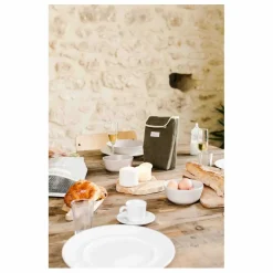 Lunch bag isotherme en lin | Vert kaki