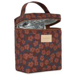 Lunch bag isotherme Hyde Park Maroon Poppies | Brique