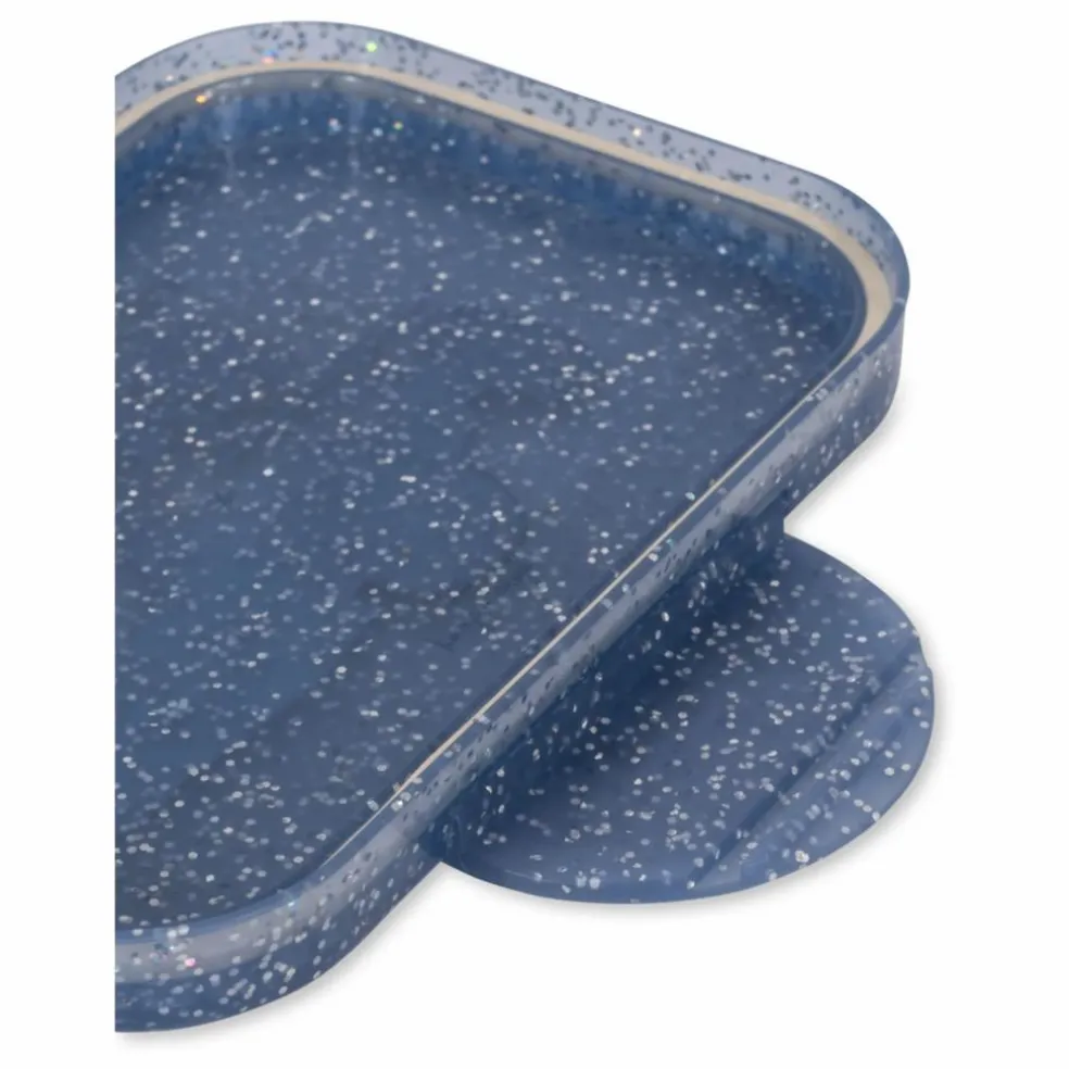 Lunch box glitter Race | Bleu foncé