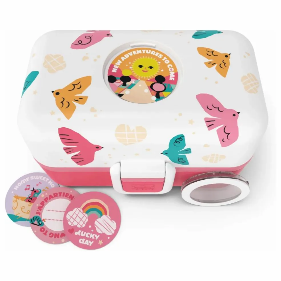 Lunch box MB Tresor Oiseaux | Rose