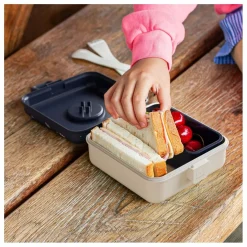 Lunch box Snacky Loup | Bleu