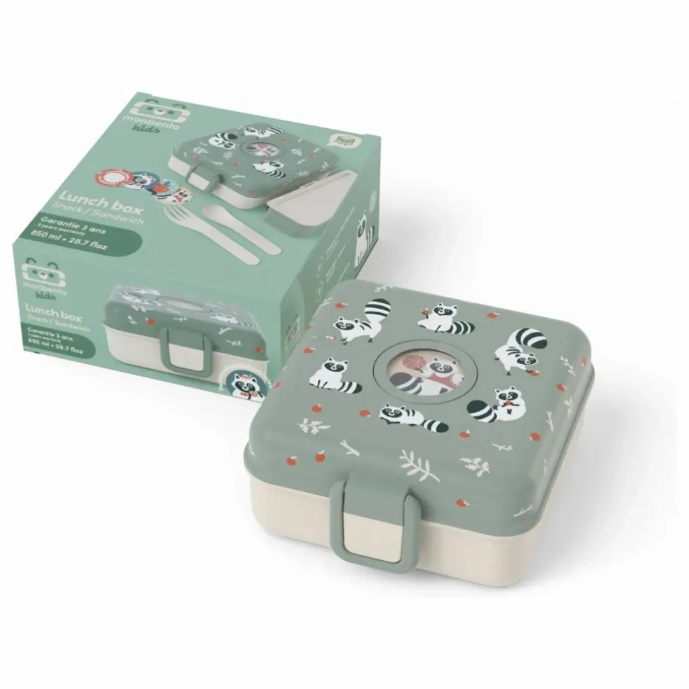 Lunch box Snacky Raton Laveur | Vert