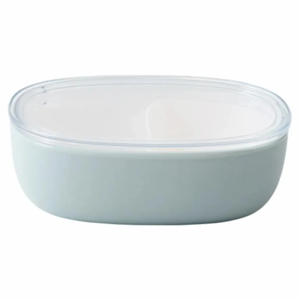 Lunch-box Bonbo compartimentée | Bleu gris