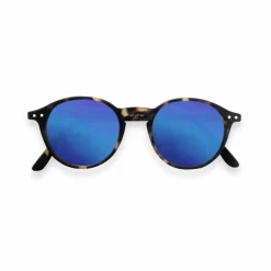 Lunettes de Soleil #D Tortoise Verres Miroirs - Collection Adulte | Noir