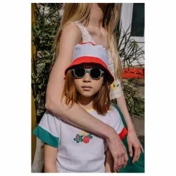 Lunettes de Soleil Tricolore | Bleu gris