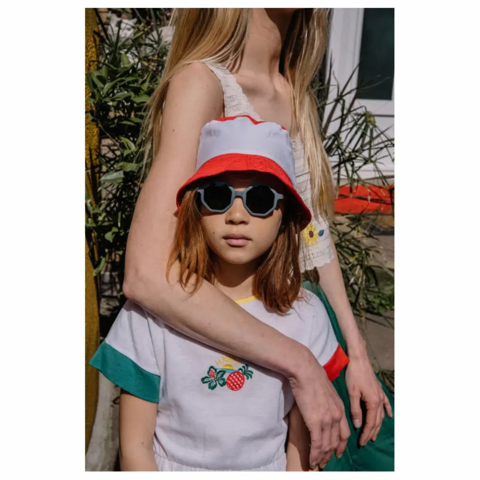 Lunettes de Soleil Tricolore | Bleu gris