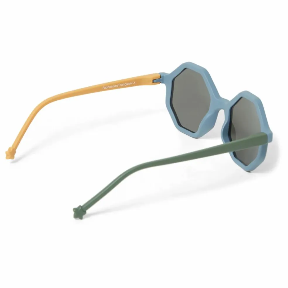 Lunettes de Soleil Tricolore | Bleu gris