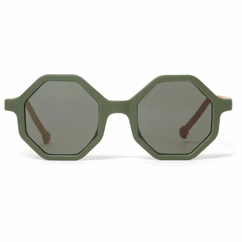 Lunettes de Soleil Tricolore | Vert kaki