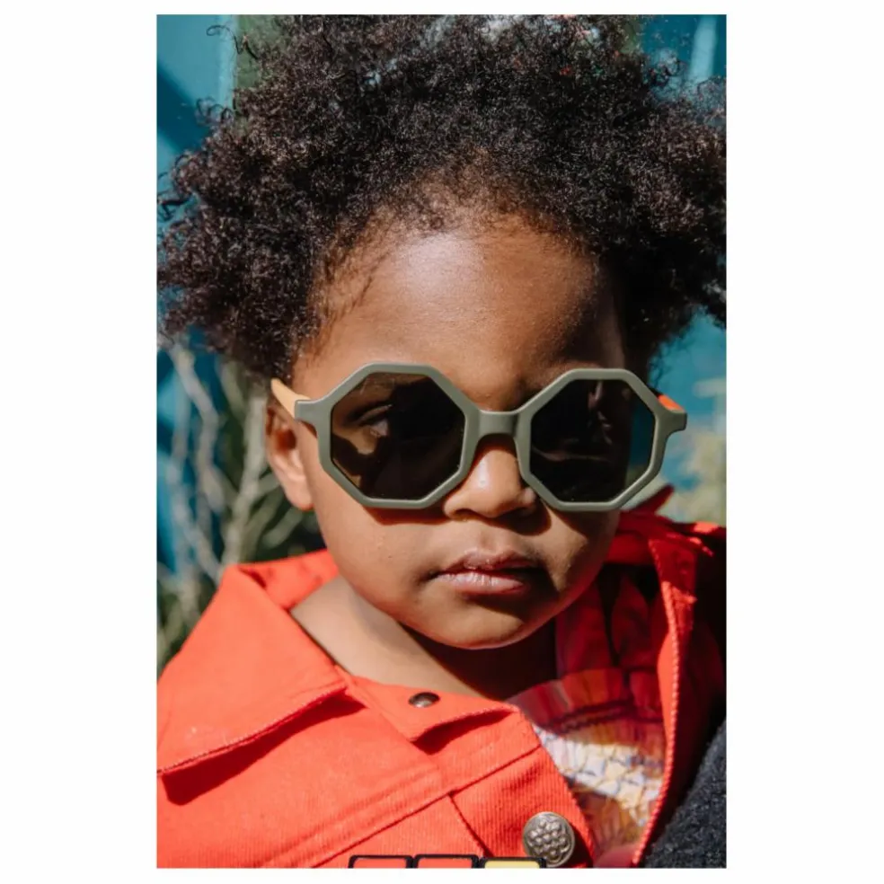 Lunettes de Soleil Tricolore | Vert kaki