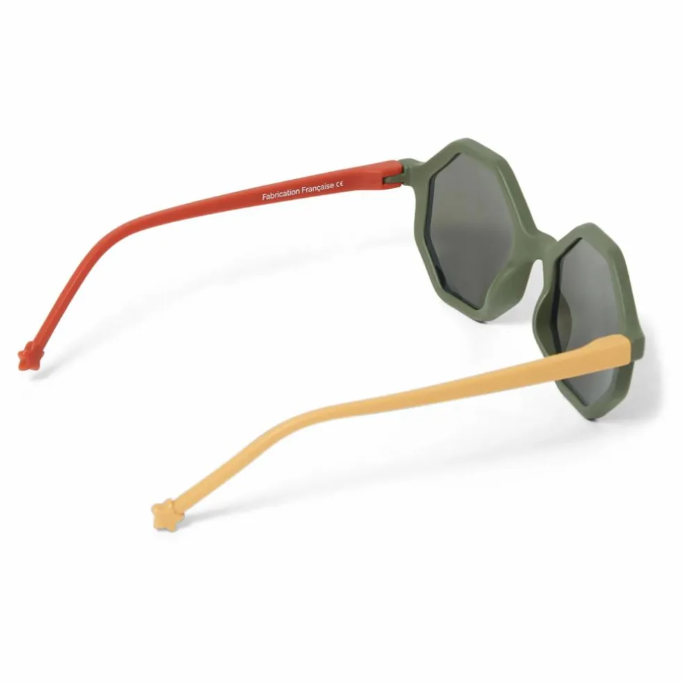 Lunettes de Soleil Tricolore | Vert kaki
