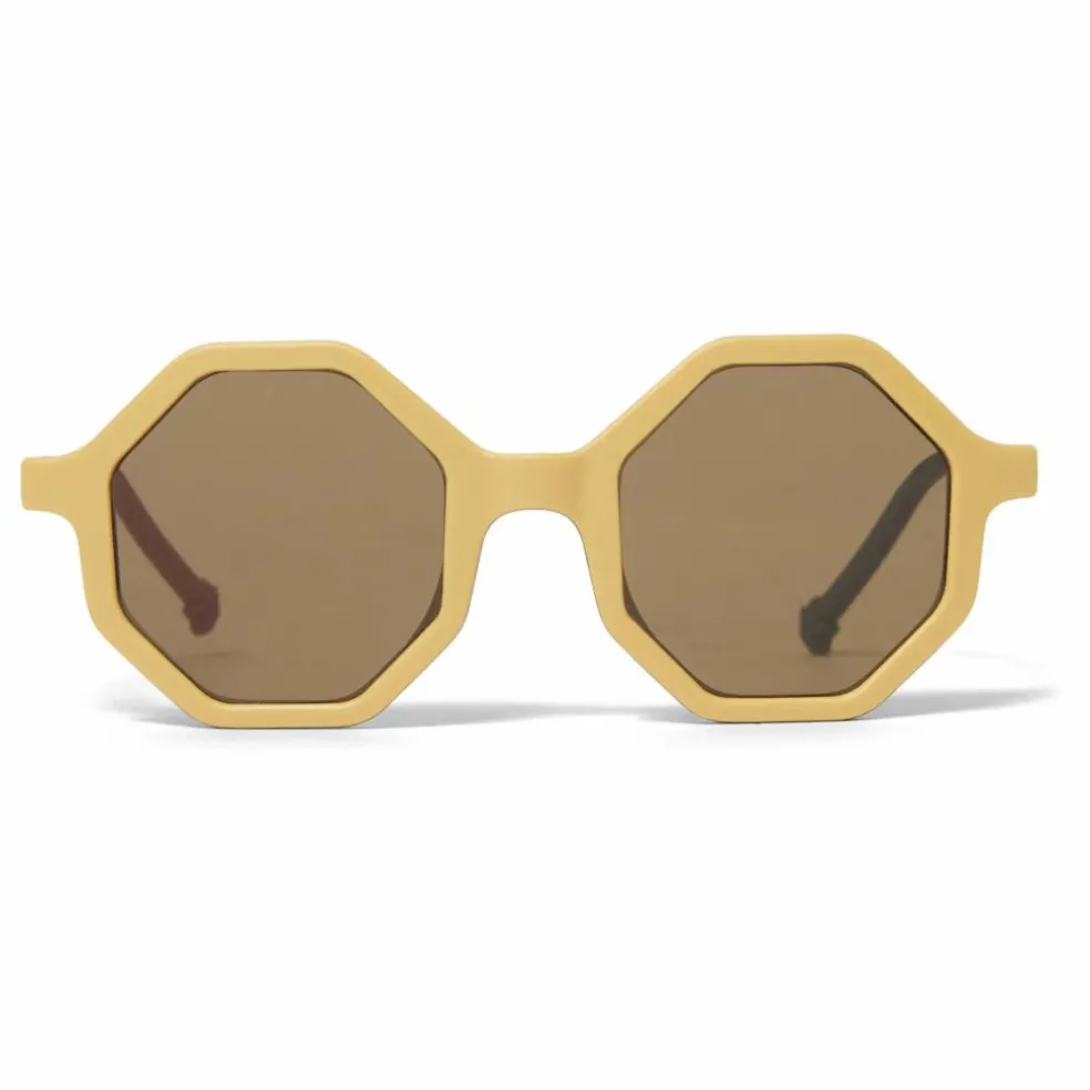 Lunettes de Soleil Tricolore | Jaune moutarde