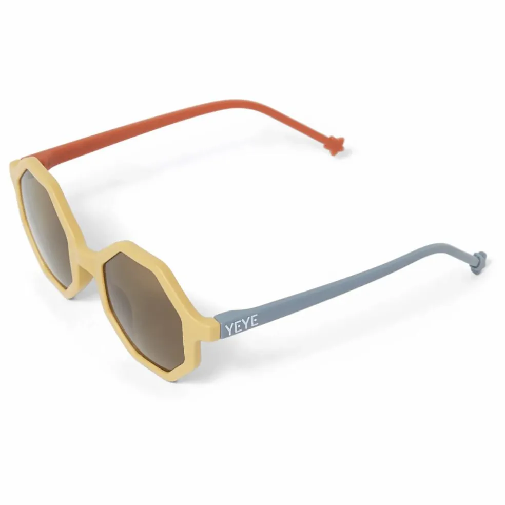 Lunettes de Soleil Tricolore | Jaune moutarde