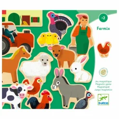 Magnets en bois Farmix