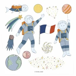 Magnets Espace - Set de 48