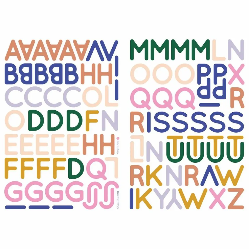 Magnets Petites Lettres Capitales