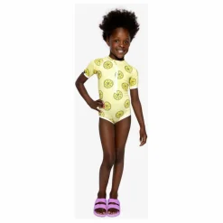 Maillot 1 Pièce Anti-UV Squeeze The Day | Jaune