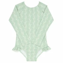 Maillot 1 Pièce Anti-UV Vine | Vert