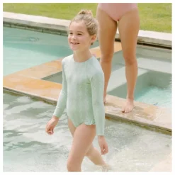 Maillot 1 Pièce Anti-UV Vine | Vert