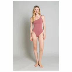 Maillot 1 Pièce Asymétrique Janet | Prune