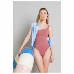 Maillot 1 Pièce Asymétrique Janet | Prune