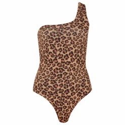 Maillot 1 Pièce Asymétrique Ava | Beige