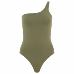 Maillot 1 Pièce Asymétrique Janet | Vert kaki clair