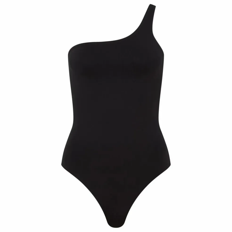 Maillot 1 Pièce Asymétrique Janet | Noir