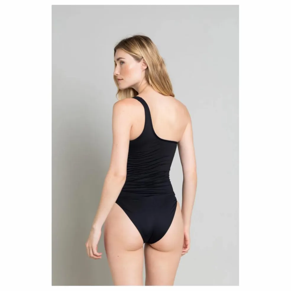 Maillot 1 Pièce Asymétrique Janet | Noir