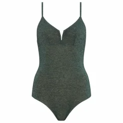 Maillot 1 Pièce Coral Spring Métallisé | Vert