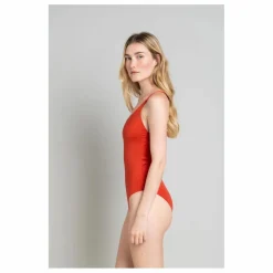 Maillot 1 Pièce Dos Croisé Amy | Brique