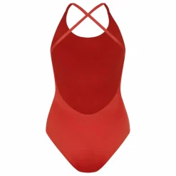 Maillot 1 Pièce Dos Croisé Amy | Brique
