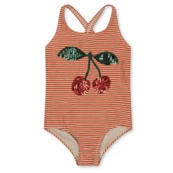 Maillot 1 Pièce Jade Pailleté | Terracotta