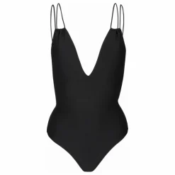 Maillot 1 Pièce Le Piccolo Nid d'Abeille | Noir