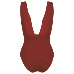 Maillot 1 Pièce Le Plongeant | Terracotta