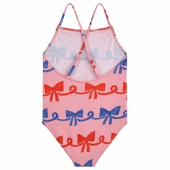 Maillot 1 Pièce Matière Recyclée Nœuds | Rose fuschia