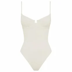 Maillot 1 Pièce Quintessential Fibres Recyclées | Blanc