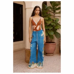 Maillot 1 Pièce Soleil D'Amour Fibres Recyclées | Rouille