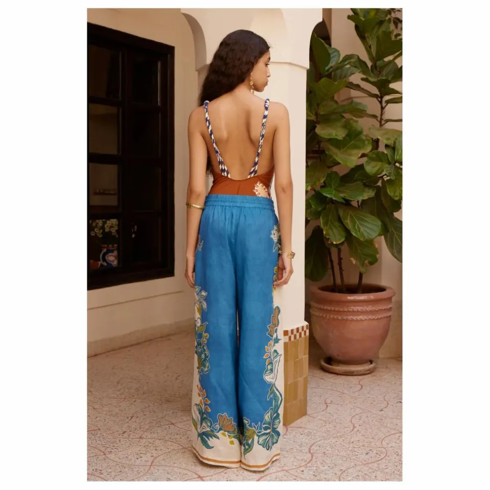 Maillot 1 Pièce Soleil D'Amour Fibres Recyclées | Rouille