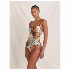 Maillot 1 Pièce Solstice Fibres Recyclées | Ecru