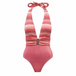 Maillot 1 Pièce Sunset Crochet | Corail