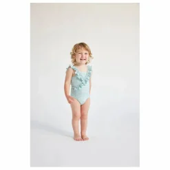 Maillot 1 Pièce Vichy | Bleu Clair