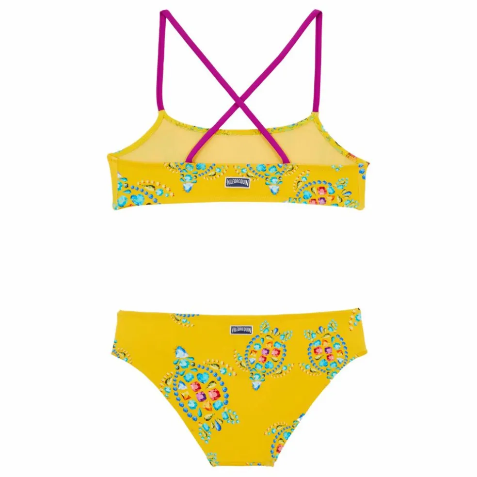 Maillot 2 Pièces Galac Tortue | Jaune