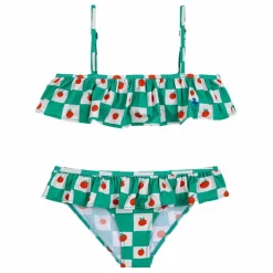 Maillot 2 Pièces Matière Recyclée Tomates | Vert