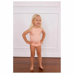 Maillot de Bain 1 pièce Matière Recyclée Mara | Abricot